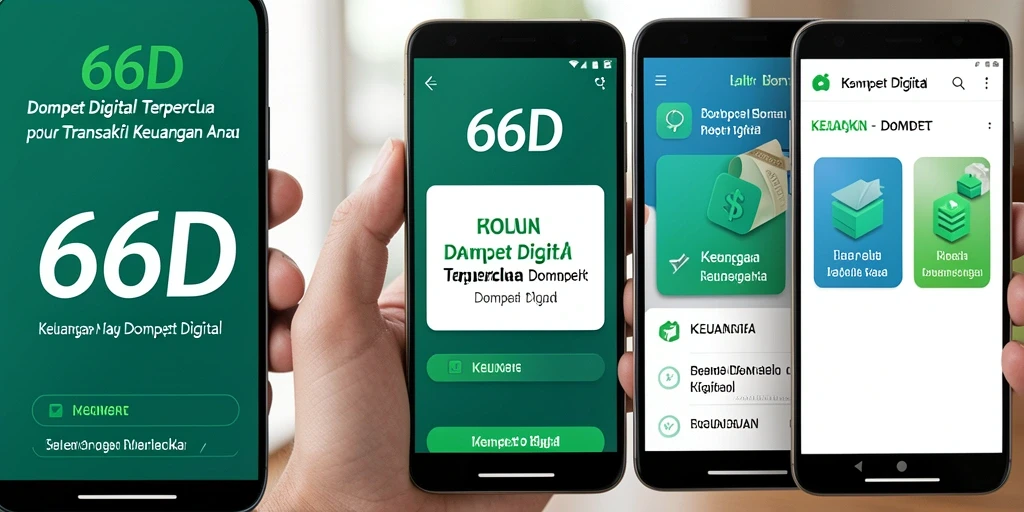 Antarmuka pengguna 66D yang sederhana dan fungsional.