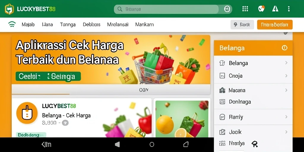 Tampilan antarmuka LUCKYBEST88 yang memperlihatkan berbagai pilihan harga.