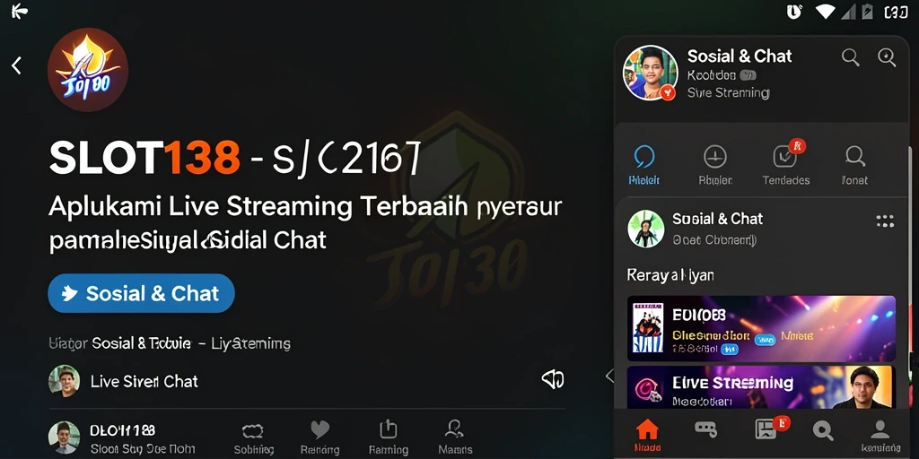Tampilan antarmuka Live Streaming yang intuitif dan interaktif.